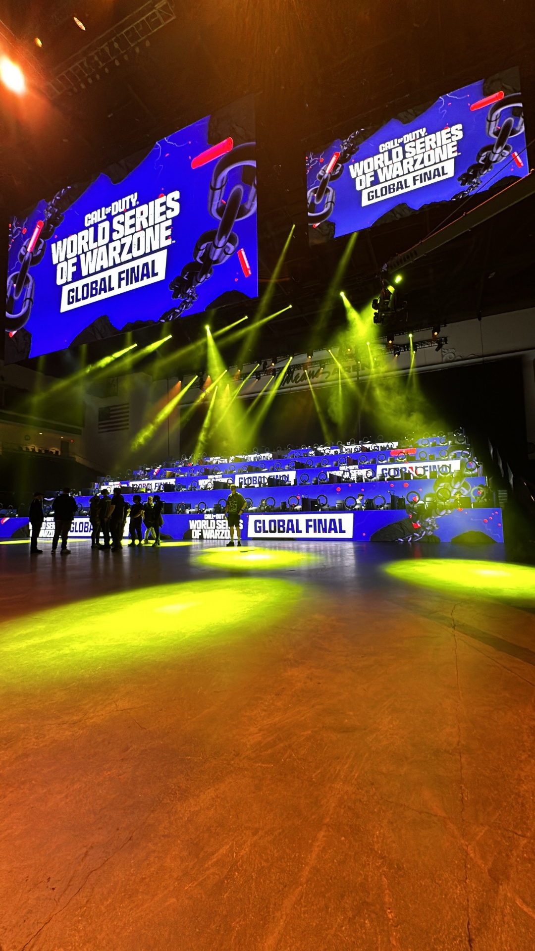 Palco da World Series of Warzone Global Final